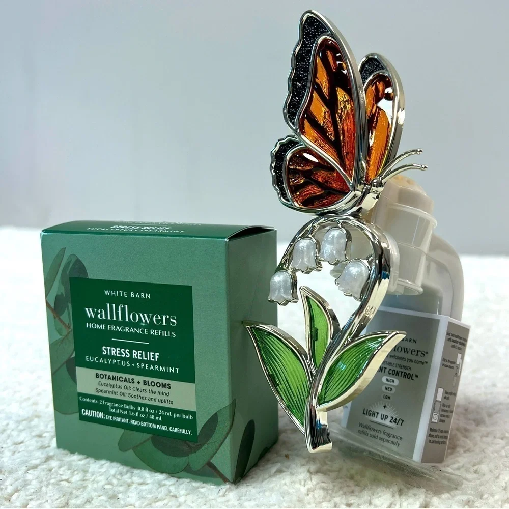 Bath & Body Works Aromatherapy Eucalyptus Spearmint Gift Set of 4 Items